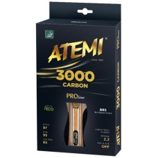 T.T.Bat ATEMI 3000 carbon Anatomic
met APS voor meer kracht een meer spin doordat het handvat zigzag snede heeft en openingen aan de zijkant van het houten handvat.