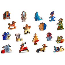 Wooden puzzle Christmas street 1010 XL