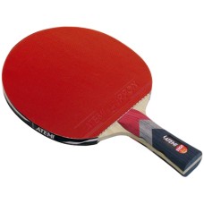 T.T.Bat ATEMI 1000 concave - ITTF
met APS voor meer kracht een meer spin doordat het handvat zigzag snede heeft en openingen aan de zijkant van het houten handvat.