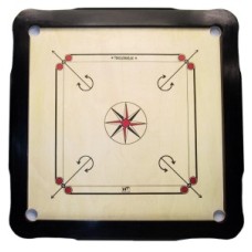 Carromboard Tournament zw.ronde hoek 89x89cm.
* levertijd onbekend *